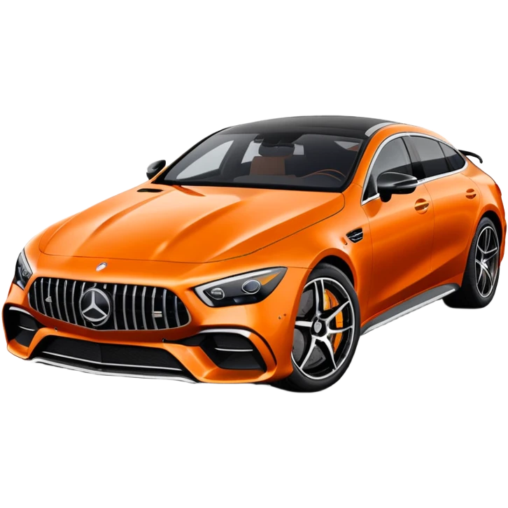 Mercedes amg gt 63 orange colour emoji