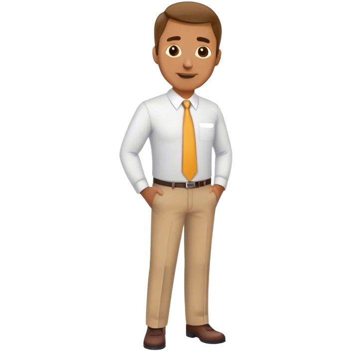 blunt dad with office out fit emoji