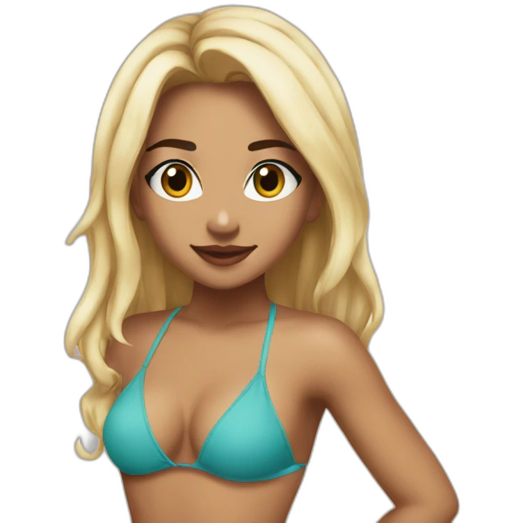 Billie eillish in bikini emoji