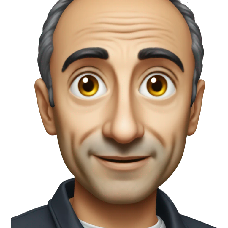 Eric Zemmour qui sourie emoji