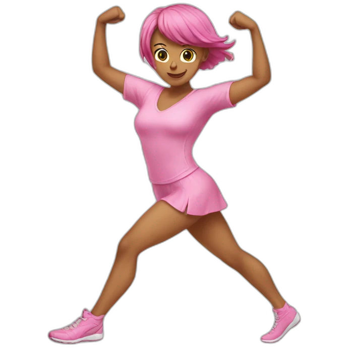 Kicking ass #BreastCancer emoji