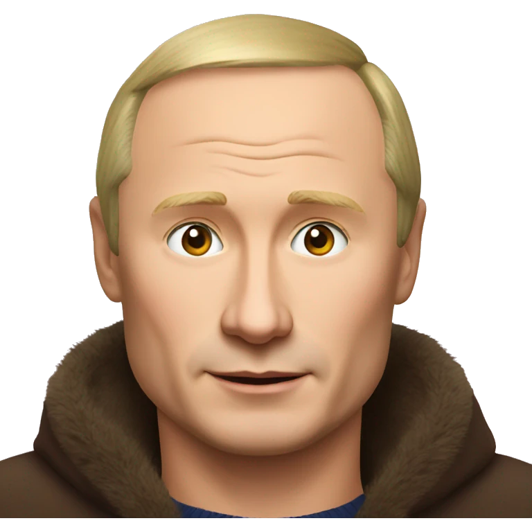 Putin on bear emoji