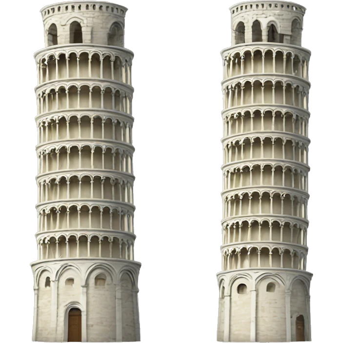 Pisa tower emoji