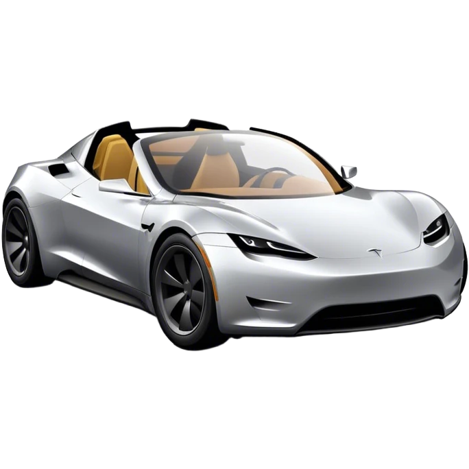 Tesla roadster emoji