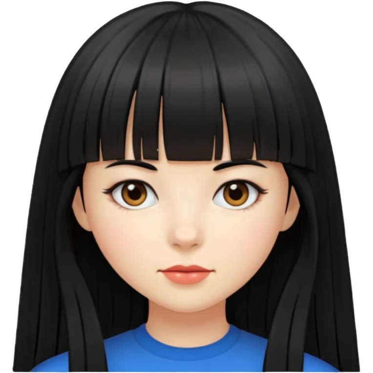lecture girl with straight bangs fringe long black color hair 
lecture... lecture... emoji