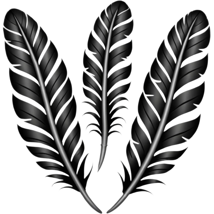 Feather Maori pattern emoji