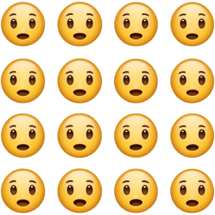 correct but do it in sets of 16 emotions emoji