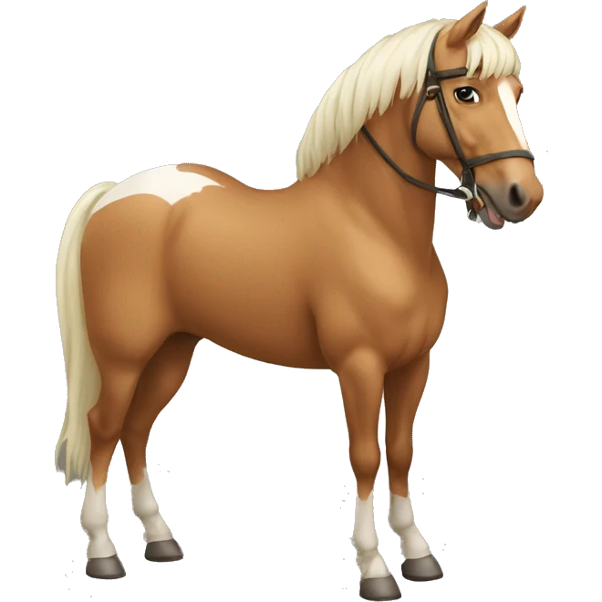 Caballo feliz emoji