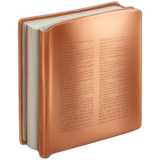 open-book-copper emoji
