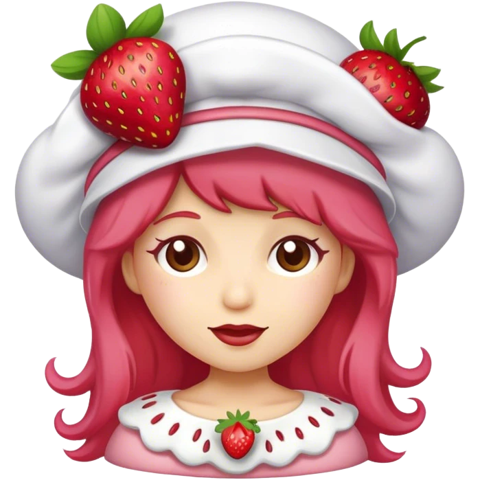 Strawberry shortcake cartoon  emoji