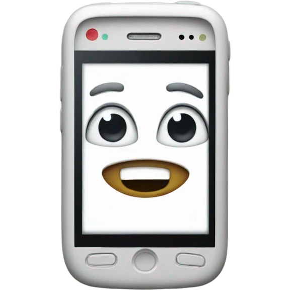 Phone front view emoji
