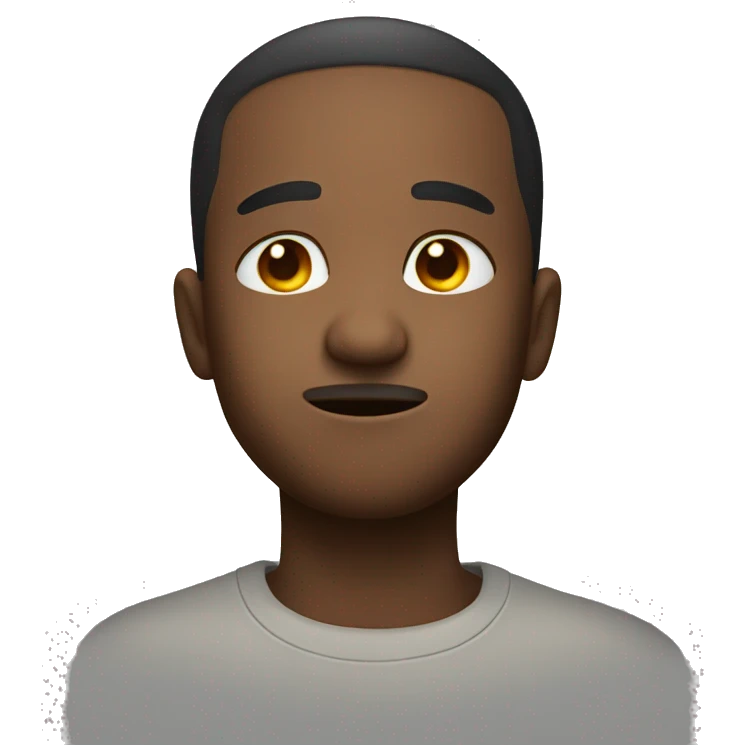 Cute dg emoji with emotional eyes emoji