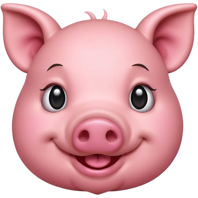 Pig in love emoji