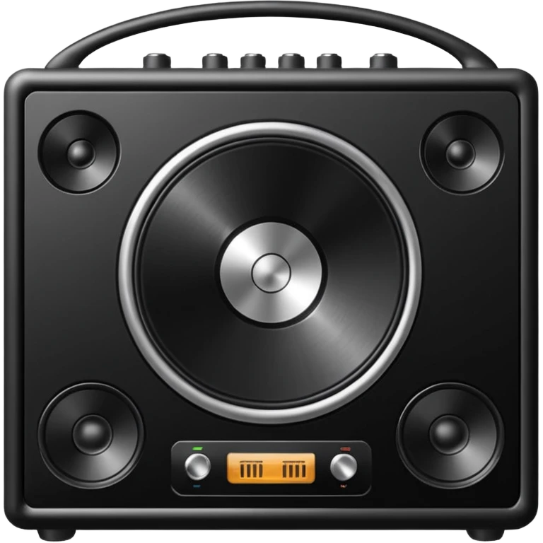 The high-end sound system emoji