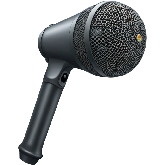 loudspeaker to speak into to hold in hand emoji