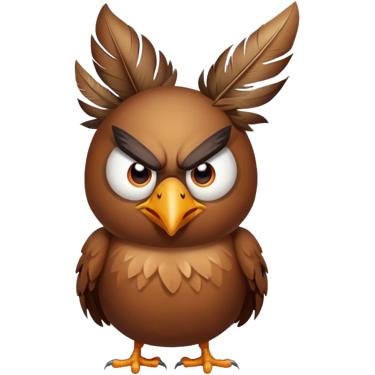 عصفور معصب emoji