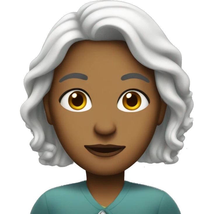 Shady lady emoji