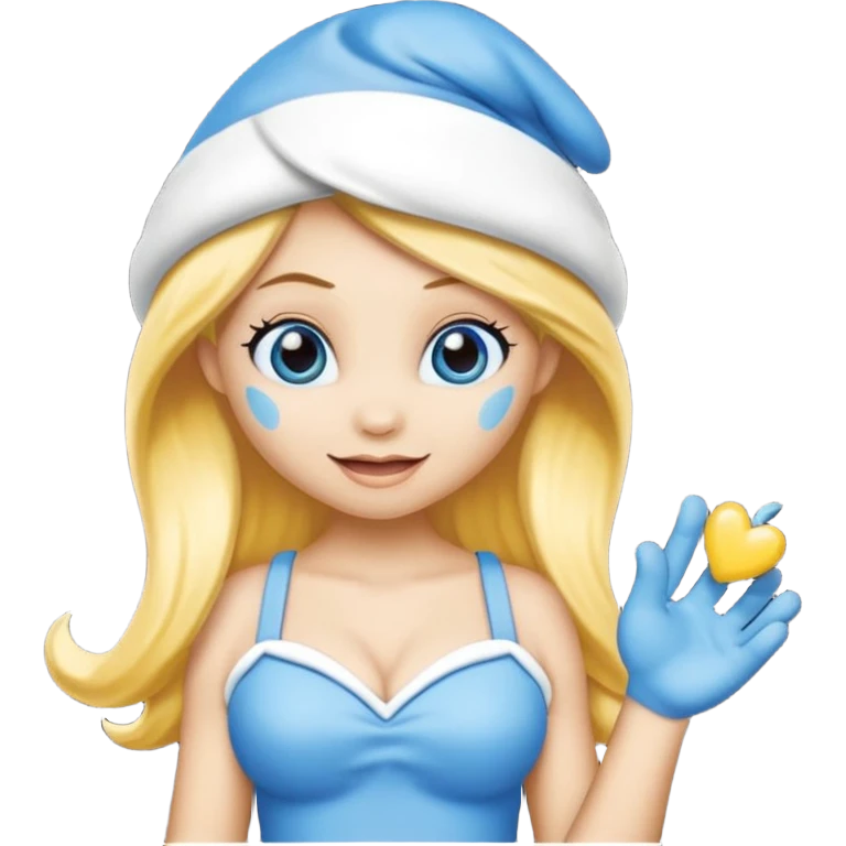 Smurfette emoji