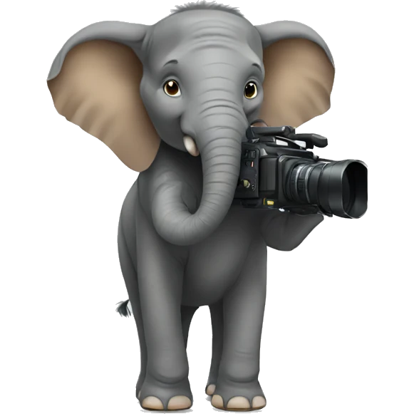 film maker elephant emoji