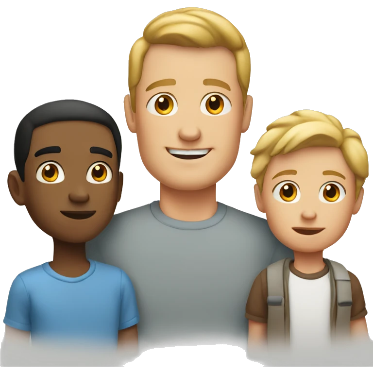 White family mother father son son emoji