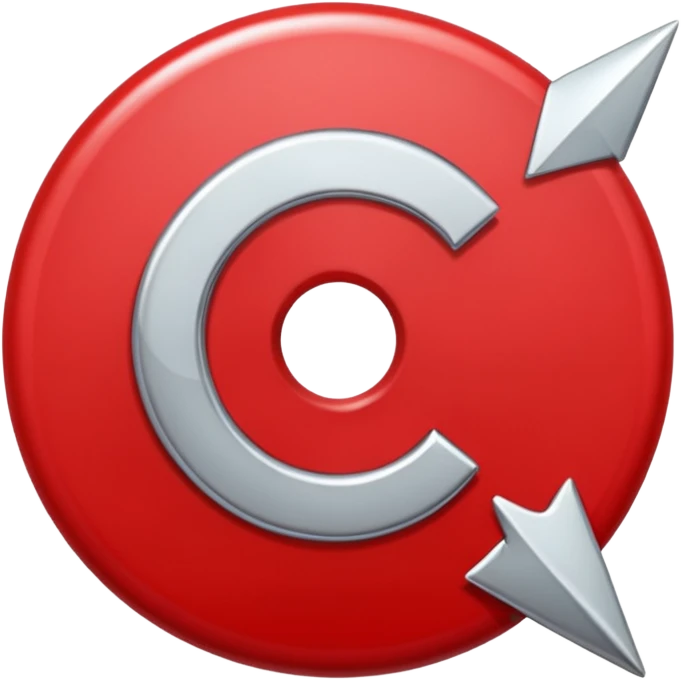 Red circle with a tilted arrow going through it emoji