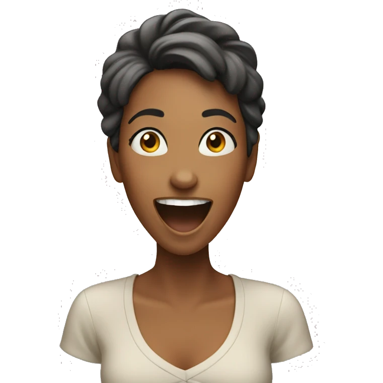 excited woman emoji