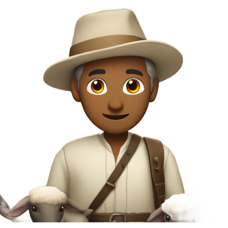 Shepherd of the sheep people  emoji
