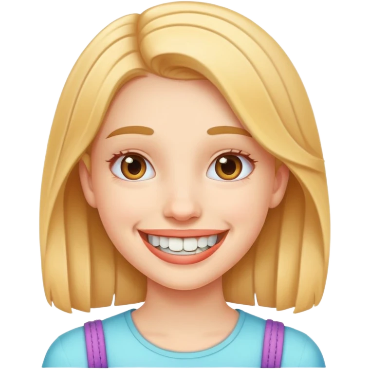 Braces girl emoji