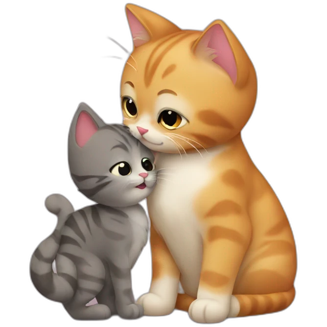 cat kissing emoji