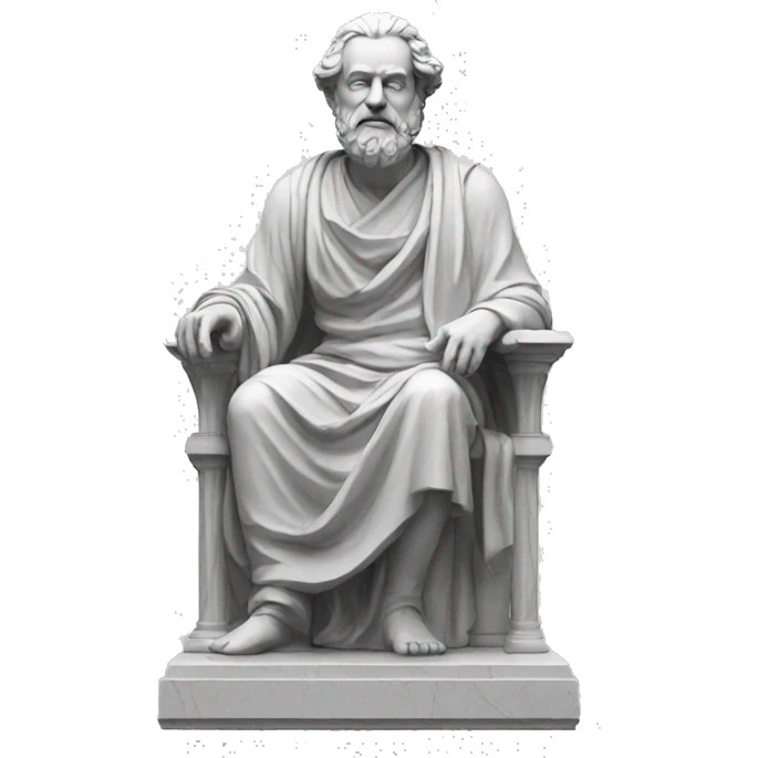philosopher-statue emoji