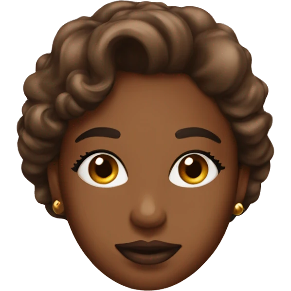 brown lipgloss emoji
