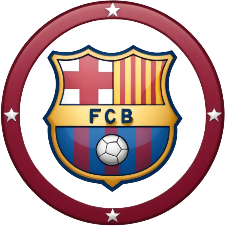 Fc Barcelona badge emoji