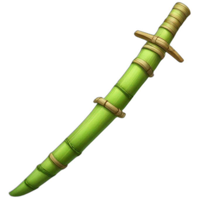 bamboo sword emoji