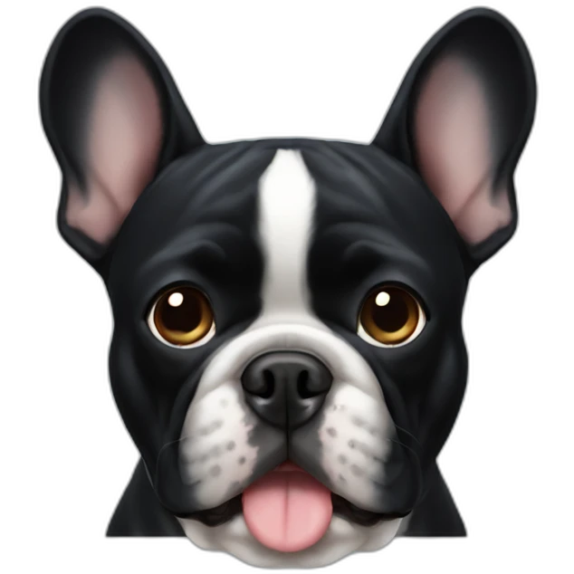 black-french-bulldog emoji