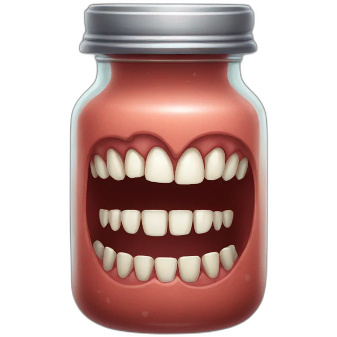 jar full of teeth emoji