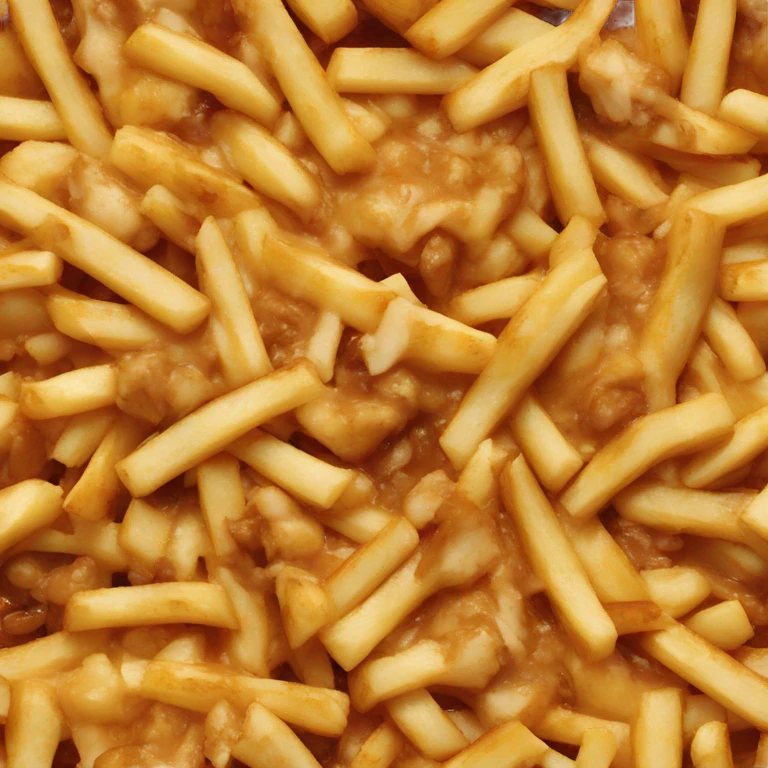 Poutine who eat chiken  emoji