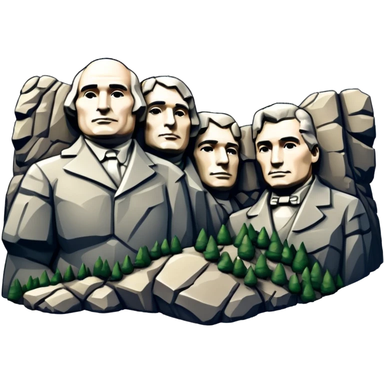 Mount Rushmore emoji