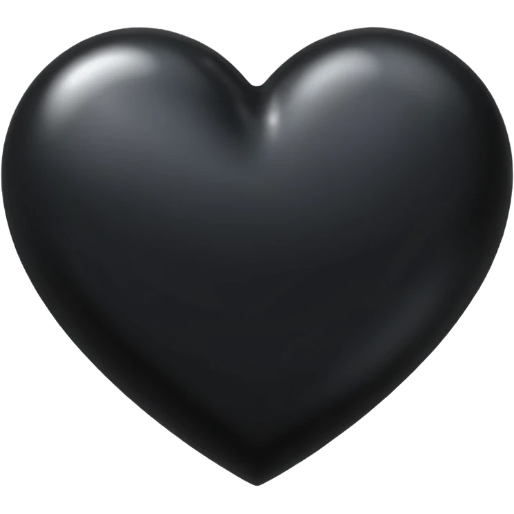 Corazón  negro emoji