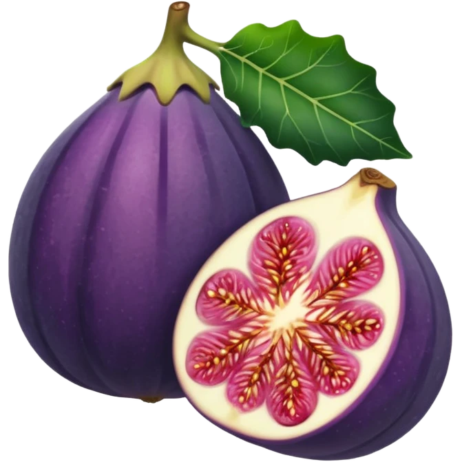 Please create a emoji of a single half of a fig  emoji