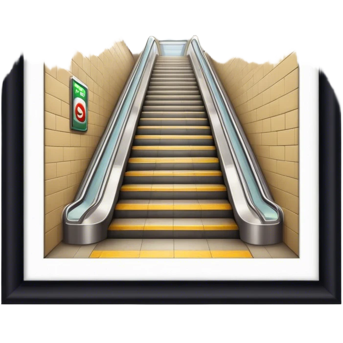 the entrance to the subway where the stairs go down emoji