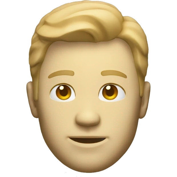 3d printed man emoji