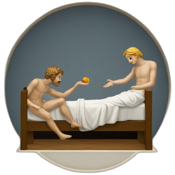 The creation of Adam emoji