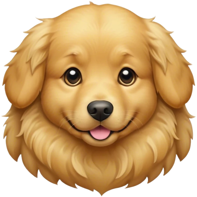Golden retriever emoji