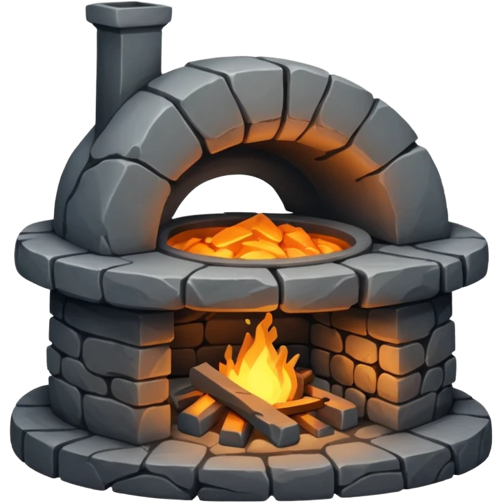 An ancient stone forge emoji
