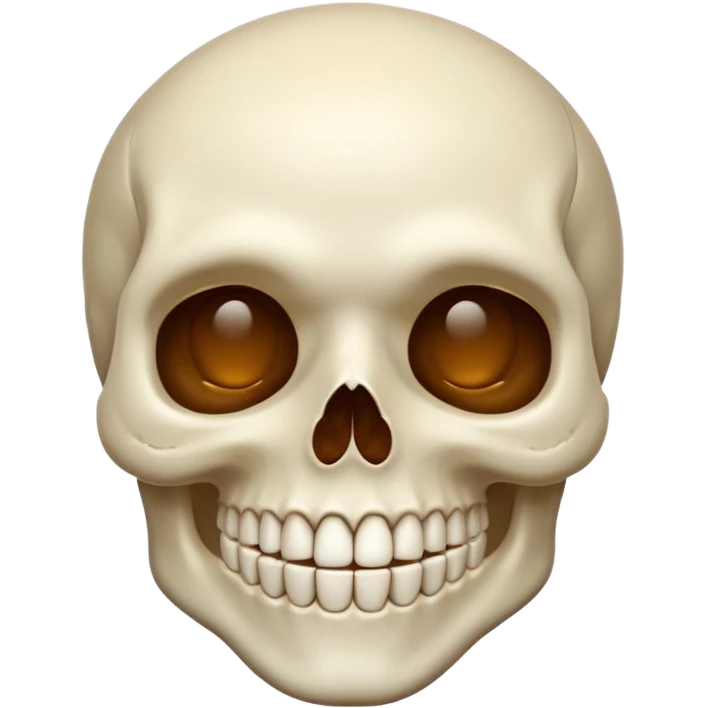 Skull face emoji