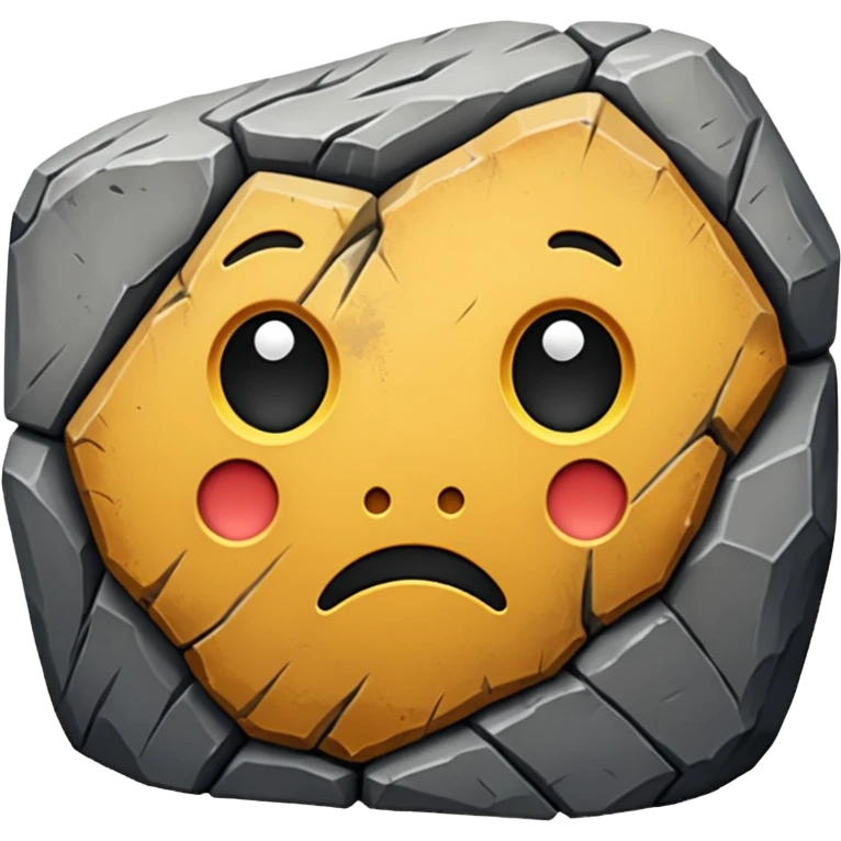 generate me a simple rock emoji