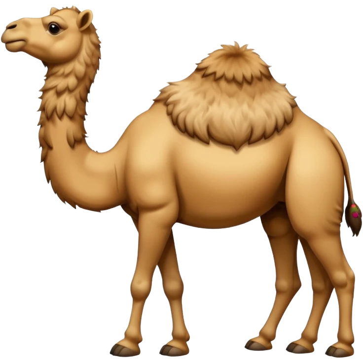 Camel with 3 humps on it’s back  emoji