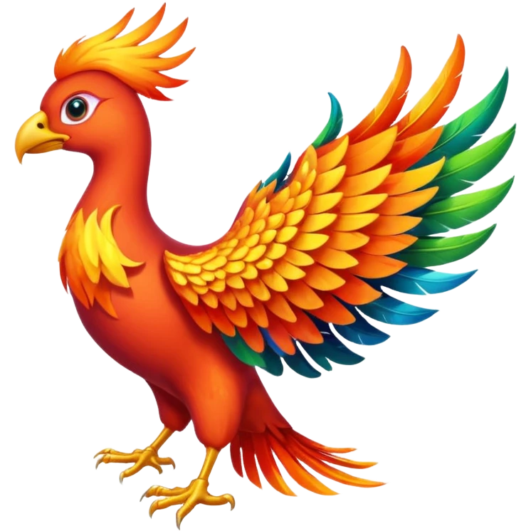phoenix a cute one emoji