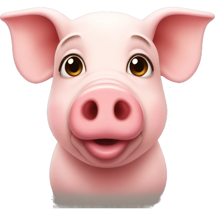 Pig with heart eyes emoji