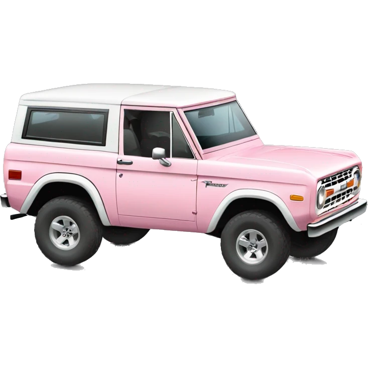 light pink ford bronco emoji